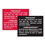 X-Ray Pregnancy Sign, Bilingual English, Spanish