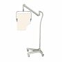 Square Arm Overhead Lead Acrylic Mobile Barrier With Torso Cutout