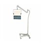 Square Arm Overhead Lead Acrylic Mobile Barrier with Lead Curtain