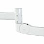Ceiling Mounted Overhead Lead Acrylic Barrier with Lead Curtain and Light