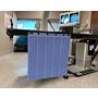 Radiation Shielding Pleated Table Shield