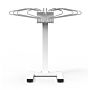 Mobile Multiple Apron Hanger with 10 Swing Arms