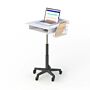 Mobile Laptop Cart with Convenient Storage