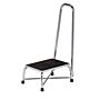 Large Top Bariatric Medical Single Step Stool with Handrail