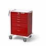 6-Drawer Tall Emergency Cart - Steel