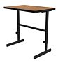Manual Adjustable Standing Height Workstation Desk, 36”L x 24”D x 34-42”