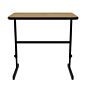Manual Adjustable Standing Height Workstation Desk, 36”L x 24”D x 34-42”